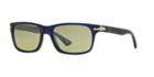 Persol Blue Rectangle Sunglasses - Po3048s