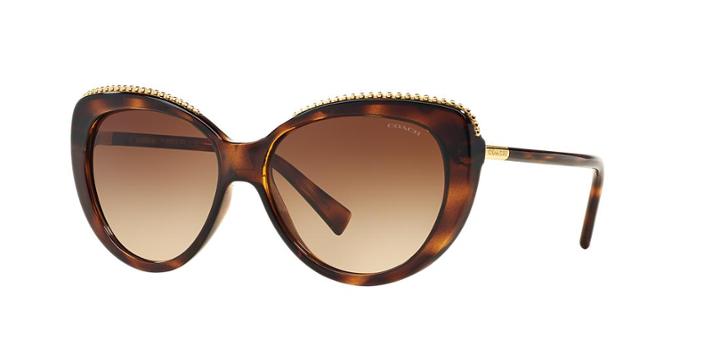 Coach Black Cat-eye Sunglasses - Hc8157