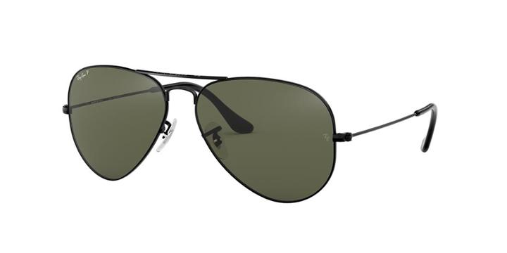 Ray-ban 58 Black Pilot Sunglasses - Rb3025