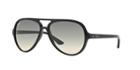 Ray-ban Cats 5000 Black Aviator Sunglasses - Rb4125