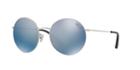 Coach 56 Silver Round Sunglasses - Hc7078