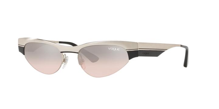 Vogue Vo4105s 51 Silver Cat-eye Sunglasses
