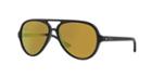 Ray-ban Cats 5000 Black Matte Aviator Sunglasses - Rb4125