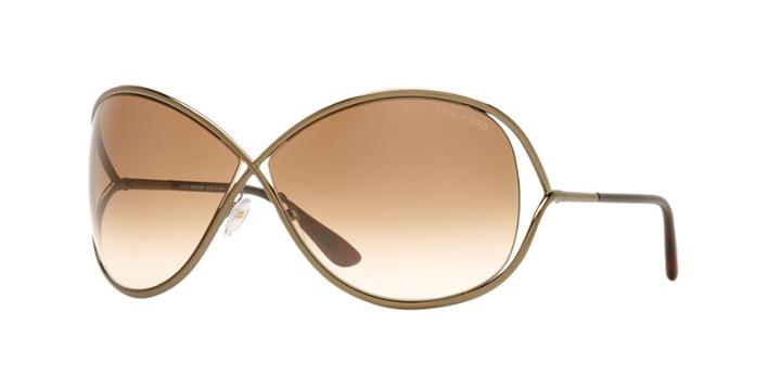 Tom Ford Miranda Bronze Butterfly Sunglasses - Ft0130
