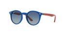 Ray-ban Jr. 44 Blue Round Sunglasses - Rj9064s