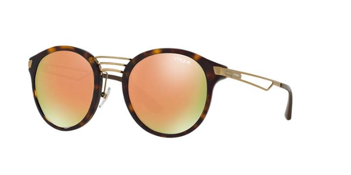 Vogue Eyewear 52 Tortoise Round Sunglasses - Vo5132s