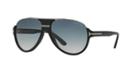Tom Ford Dimitry Black Matte Aviator Sunglasses - Ft0334