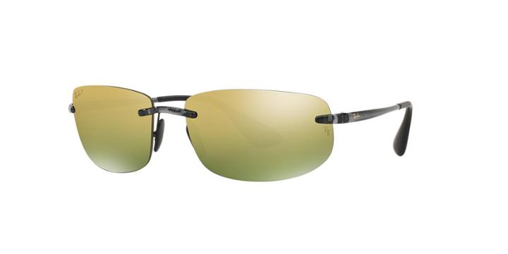 Ray-ban Grey Rectangle Sunglasses - Rb4254