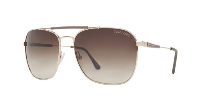 Tom Ford Ft0377 58 Green Oval Sunglasses
