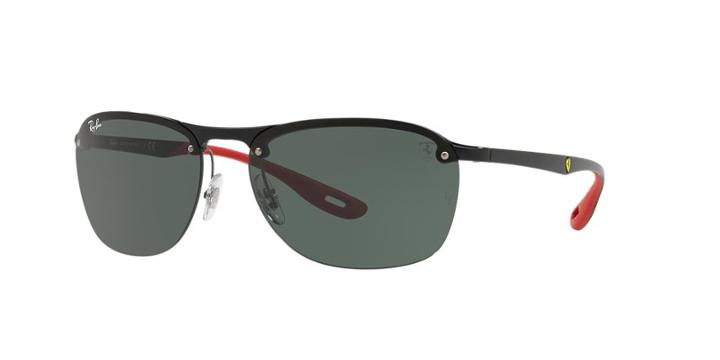 Ray-ban Rb4302m 62 Black Square Sunglasses