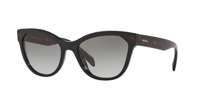 Prada Black Round Sunglasses - Pr 21ssf