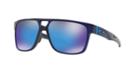 Oakley 60 Crossrange Patch Blue Rectangle Sunglasses - Oo9382
