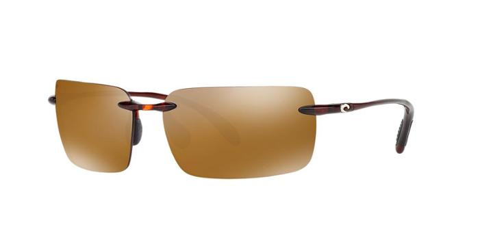 Costa Del Mar Tortoise Rectangle Sunglasses - Cayan