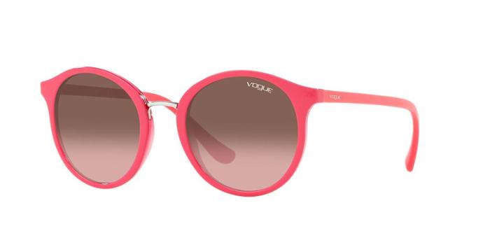 Vogue Vo5166s 51 Pink Round Sunglasses
