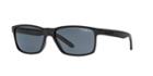 Arnette Slickster Black Matte Rectangle Sunglasses, Polarized - An4185