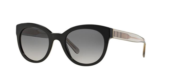 Burberry Black Round Sunglasses - Be4210