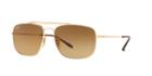 Ray-ban 61 The Colonel Gold Wrap Sunglasses - Rb3560