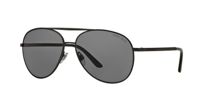 Giorgio Armani Grey Aviator Sunglasses - Ar6030