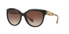 Michael Kors 57 Portillo Black Round Sunglasses - Mk2083