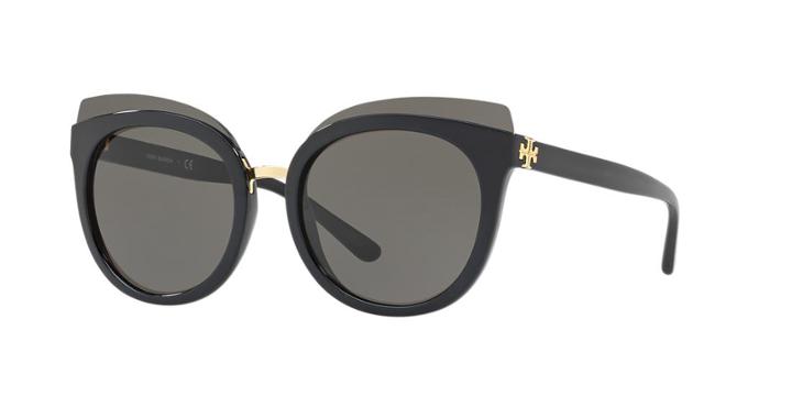 Tory Burch 53 Black Round Sunglasses - Ty9049