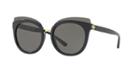 Tory Burch 53 Black Round Sunglasses - Ty9049