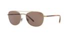 Polo Ralph Lauren 55 Gold Square Sunglasses - Ph3107