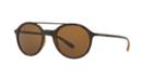 Giorgio Armani Tortoise Matte Round Sunglasses - Ar8077