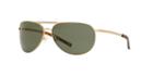 Smith Optics Serpico Slim Gold Shiny Aviator Sunglasses