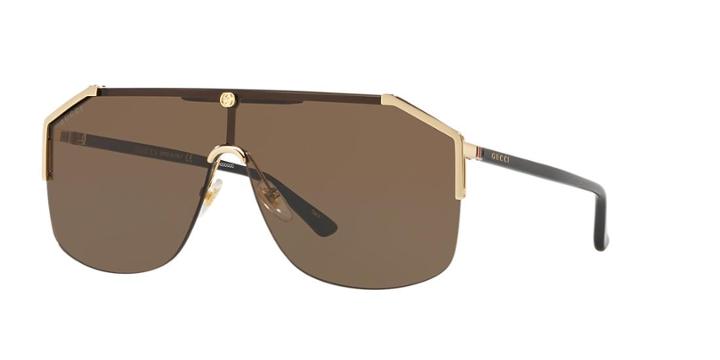 Gucci Gg0291s 60 Gold Square Sunglasses