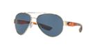 Costa Del Mar South Point Polarized Gold Aviator Sunglasses