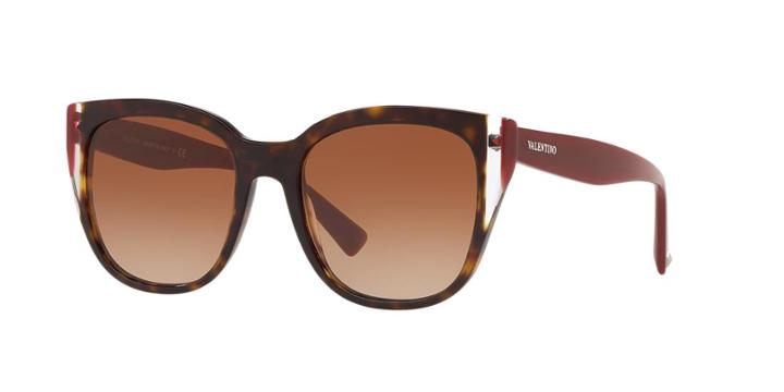 Valentino Va4040 54 Tortoise Oval Sunglasses