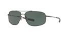 Costa Del Mar Shipmaster 63 Gunmetal Rectangle Sunglasses