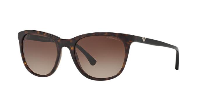 Emporio Armani Ea4086f 56 Tortoise Square Sunglasses