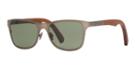Shwood Canby Titanium 50/50 54 Gunmetal Square Sunglasses