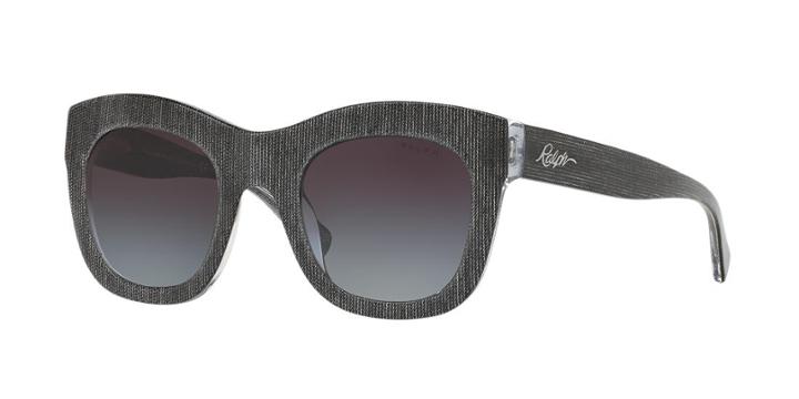 Ralph 49 Black Square Sunglasses - Ra5225