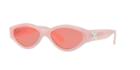 Off-white&amp;trade; X Sunglass Hut Hu4002 54 Pink Rectangle Sunglasses