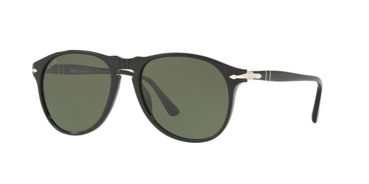 Persol Black Aviator Sunglasses - Po6649s