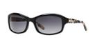 Ralph Black Matte Rectangle Sunglasses, Polarized - Ra5137