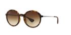 Ray-ban Brown Round Sunglasses - Rb4222