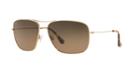 Maui Jim 774 Cook Pines 63 Gold Aviator Sunglasses