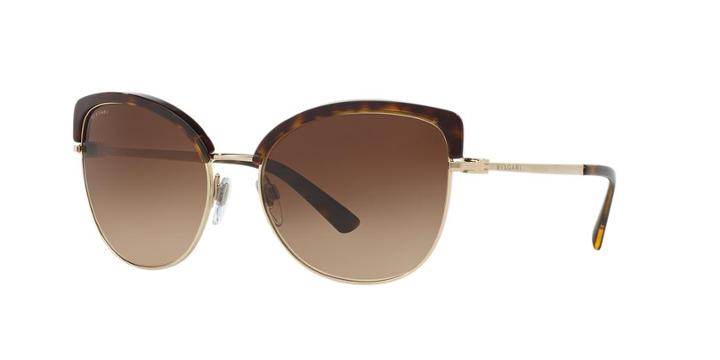 Bvlgari Tortoise Cat-eye Sunglasses - Bv6082