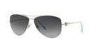 Tiffany &amp; Co. Silver Wrap Sunglasses - Tf3021