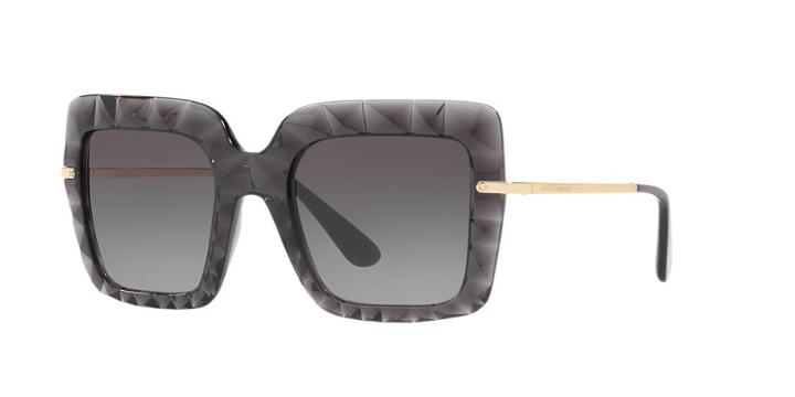 Dolce &amp; Gabbana 51 Grey Square Sunglasses - Dg6111