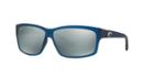 Costa Cut 61 Blue Rectangle Sunglasses