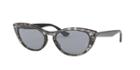 Ray-ban 544 Nina Grey Cat-eye Sunglasses - Rb4314n