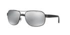 Polo Ralph Lauren 62 Gunmetal Matte Square Sunglasses - Ph3093