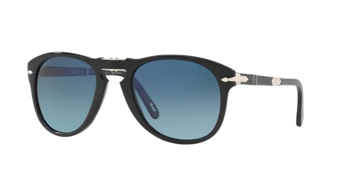 Persol Steve Mcqueen Black Aviator Sunglasses - Po0714sm