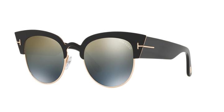 Tom Ford 51 Black Cat-eye Sunglasses - Ft0607