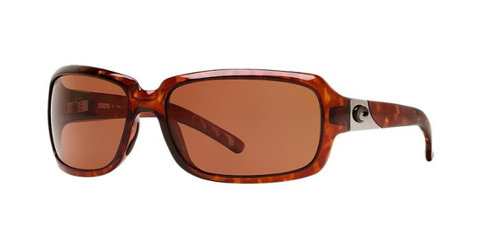 Costa Del Mar Isabela Tortoise Rectangle Sunglasses - 06s000009