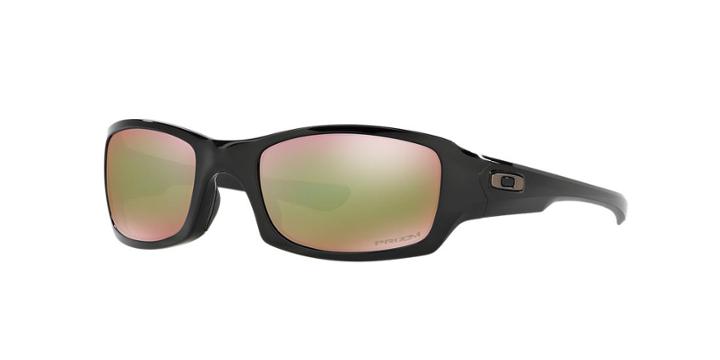 Oakley Fives Squared Black Rectangle Sunglasses - Oo9238